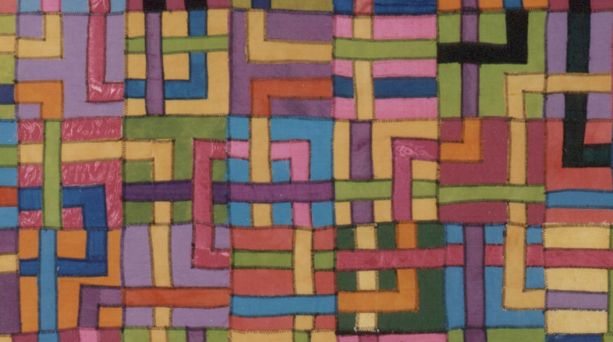A textile art called the Irregular Thought Patterns